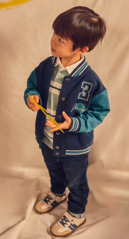 AM Kids - Pantalone soft denim jogger