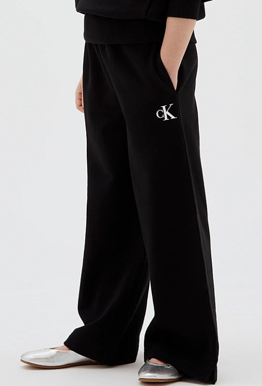AM Kids - Pantaloni della tuta ampi in cotone garzato