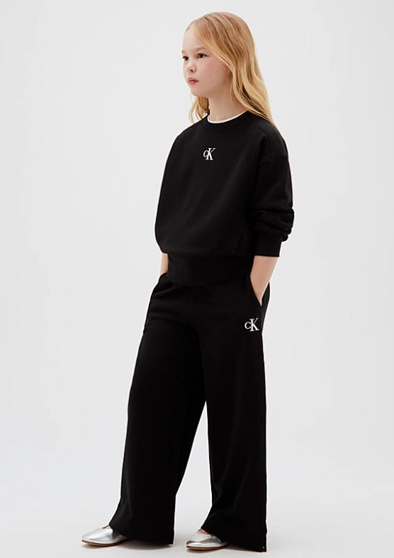 AM Kids - Pantaloni della tuta ampi in cotone garzato