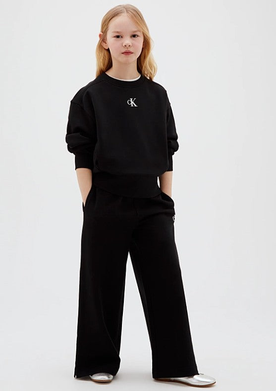 AM Kids - Pantaloni della tuta ampi in cotone garzato
