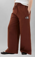 AM Kids - Pantaloni tuta gamba larga cotone garzato