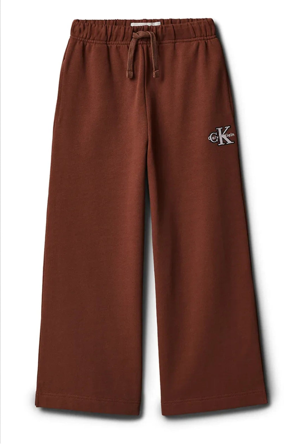 AM Kids - Pantaloni tuta gamba larga cotone garzato