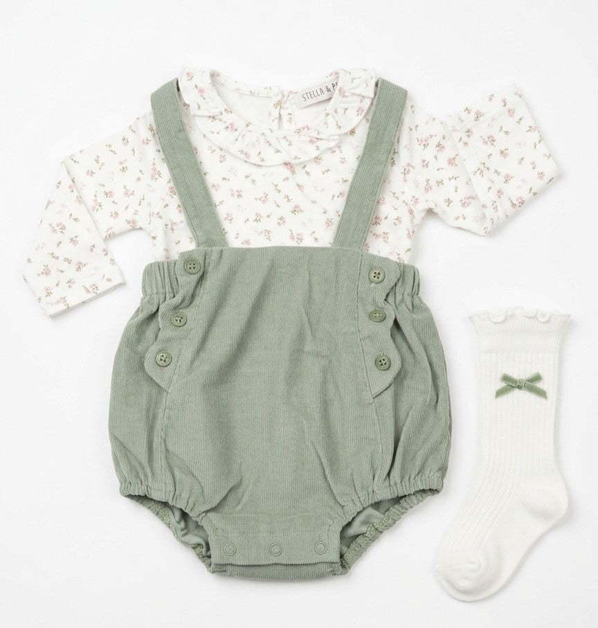 AM Kids - Salopette con calzino abbinato