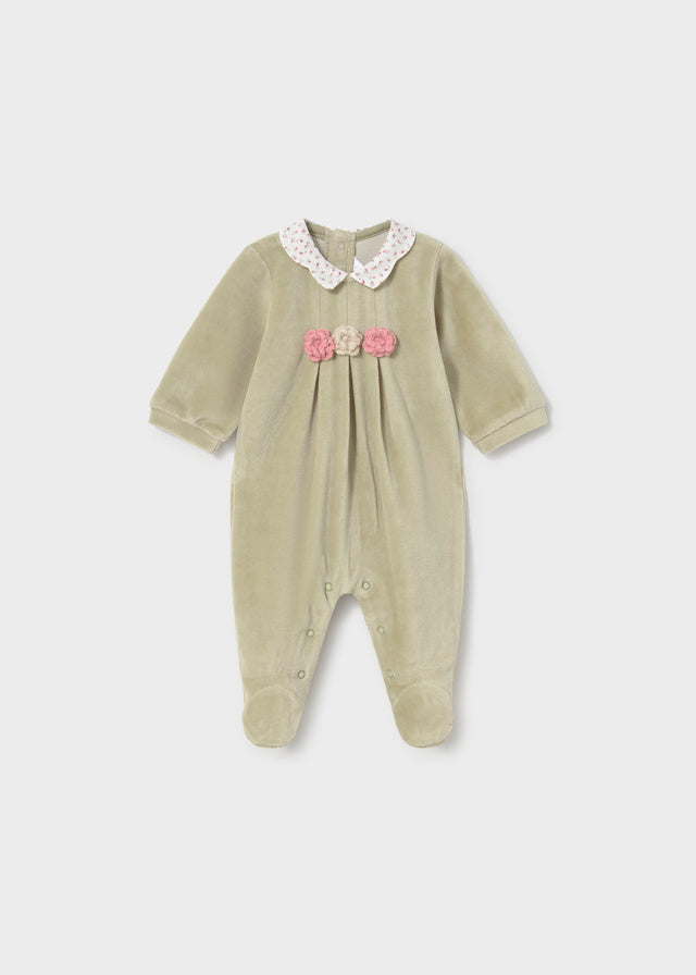 AM Kids - Set due tutine in ciniglia con collo in velluto Mayoral