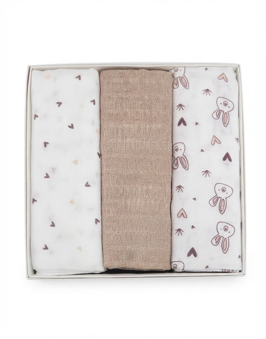 AM Kids - Set tre pezzi in cotone