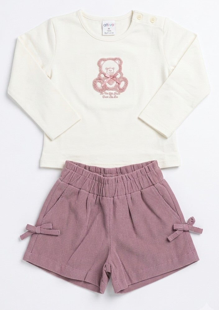 AM Kids - Shorts in velluto