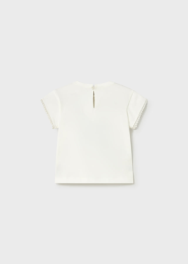 AM Kids - T-SHIRT IN COTONE CON FIORI