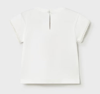 AM Kids - T-shirt con fiori e bimba