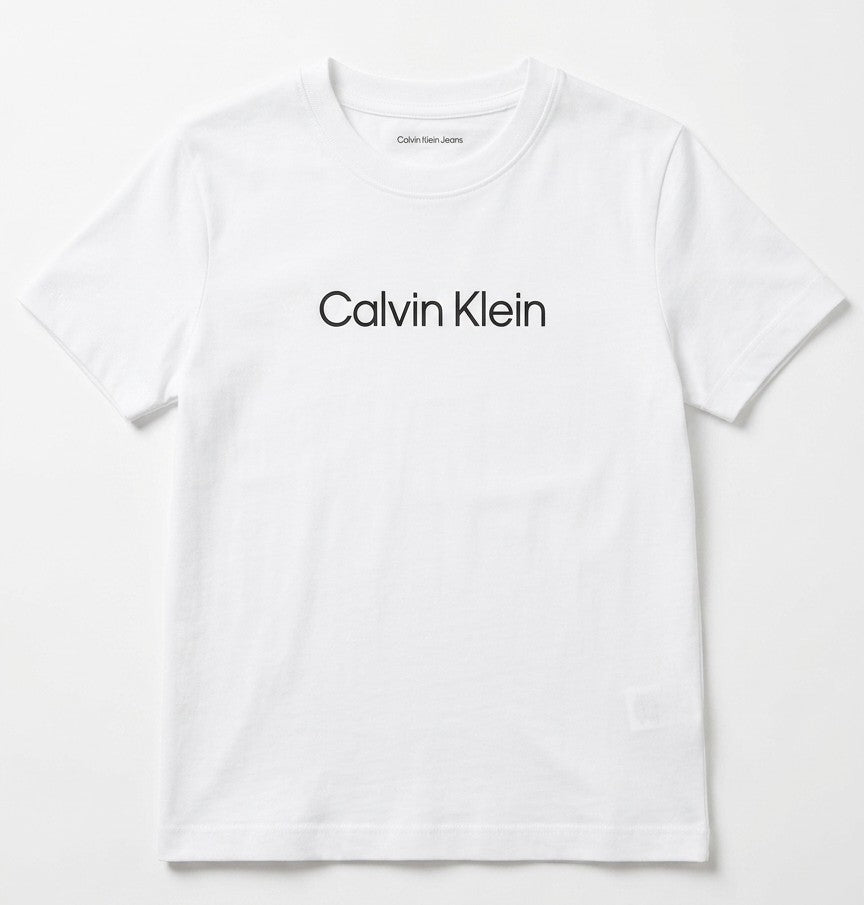 AM Kids - T-shirt con scritta Calvin Klein