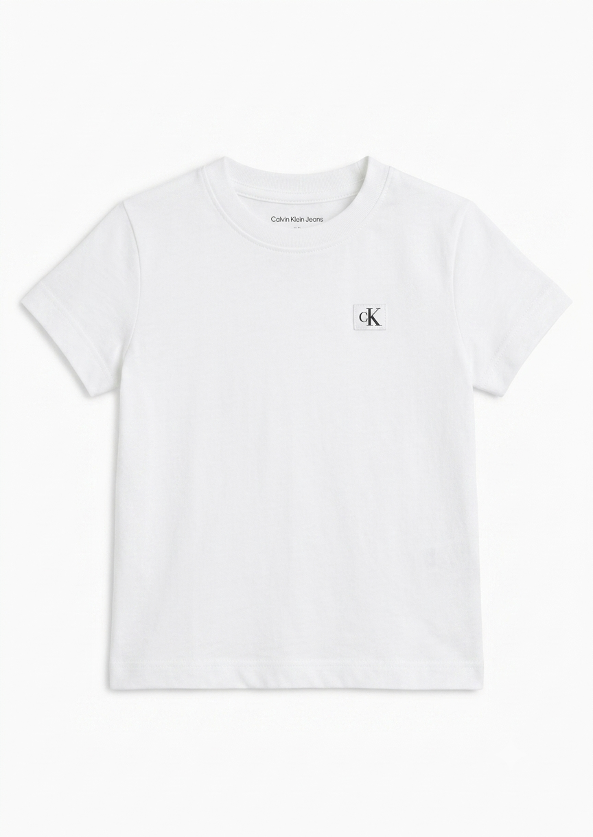 AM Kids - T-shirt in cotone con logo calvin klein