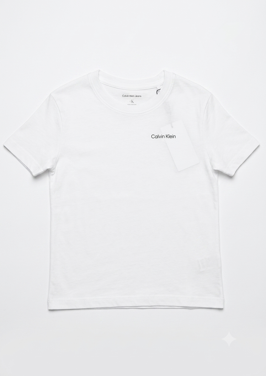 AM Kids - T-shirt in cotone con scritta piccola