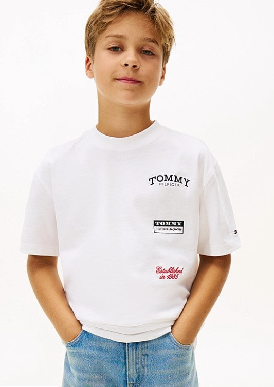 AM Kids - T-shirt oversize con stampa dietro