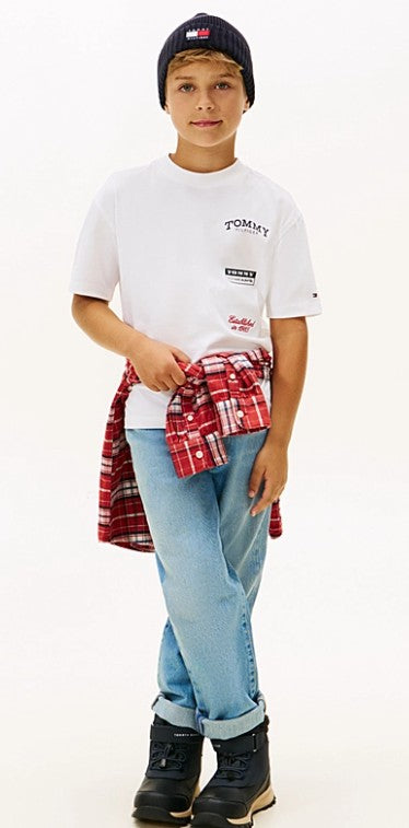AM Kids - T-shirt oversize con stampa dietro