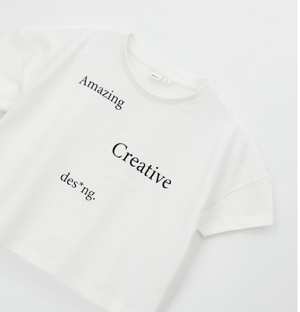 AM Kids - T-shirt ragazza in cotone I.DO