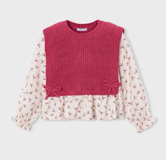 AM Kids - Top gilet combinato