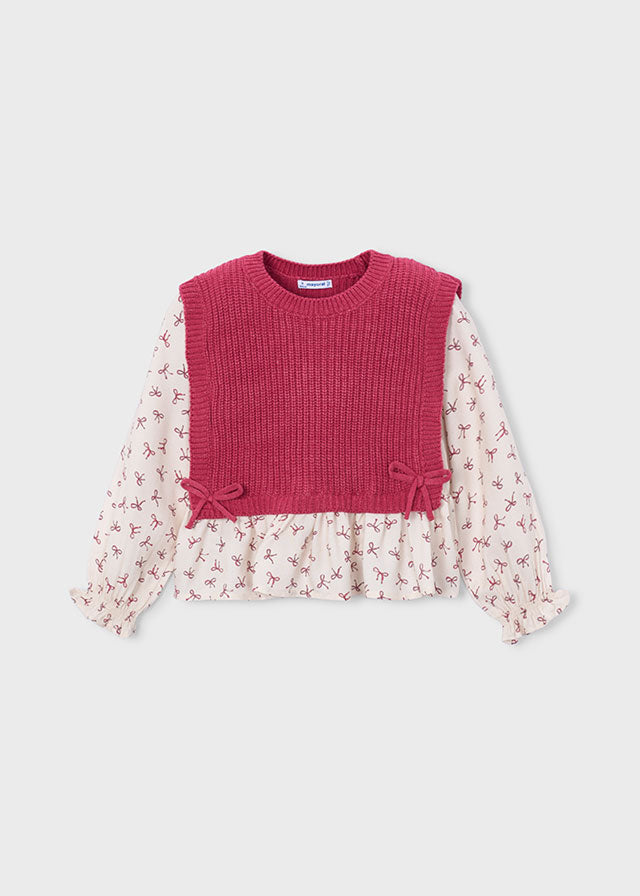 AM Kids - Top gilet combinato Mayoral