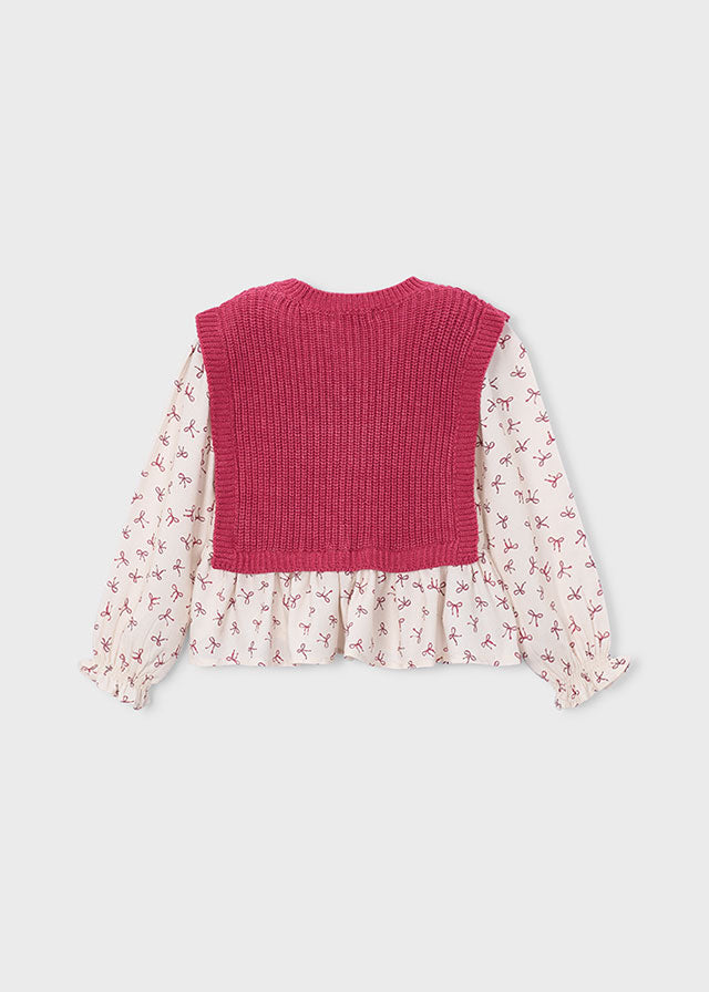 AM Kids - Top gilet combinato Mayoral