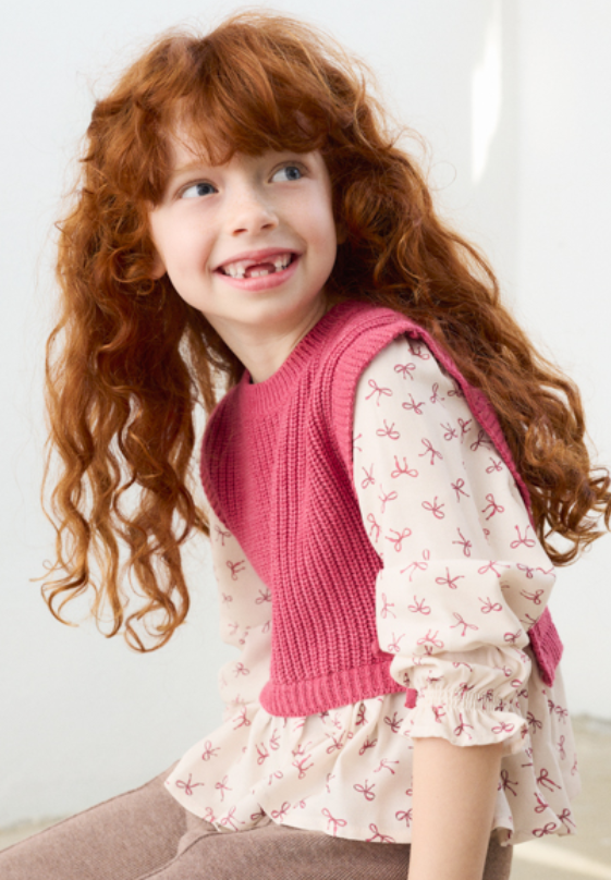 AM Kids - Top gilet combinato