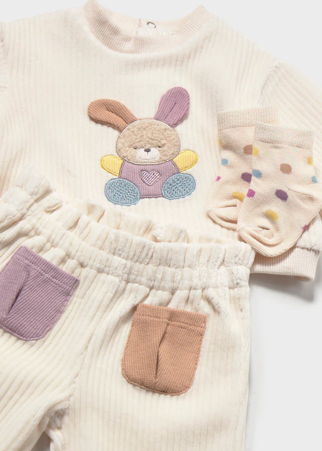 AM Kids - Tuta con calzini a costine Mayoral