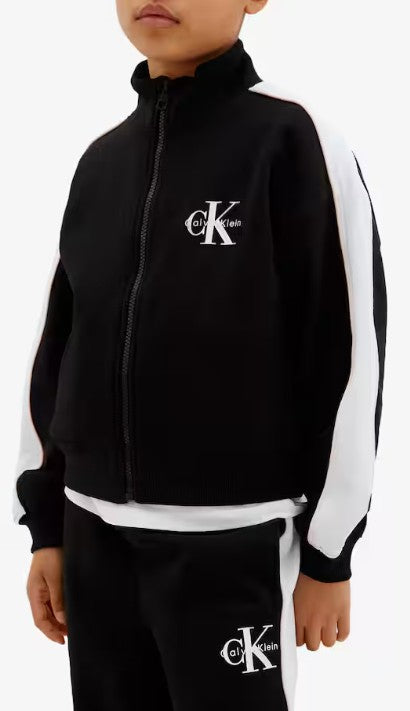AM Kids - Tuta con pantalone ampio e felpa con zip