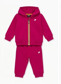 AM Kids - Tuta con zip e cappuccio felpata K-WAY