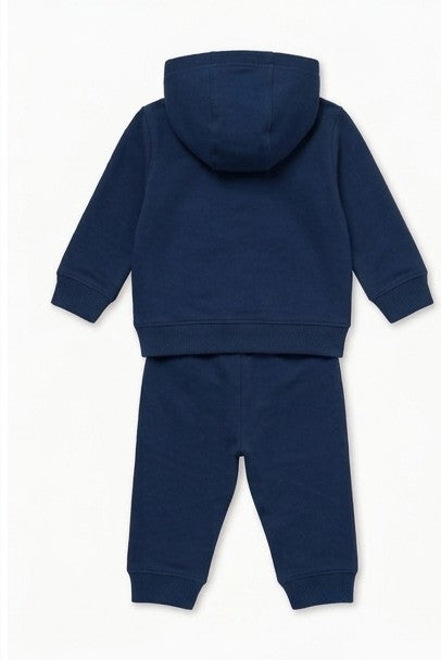 AM Kids - Tuta con zip e cappuccio felpata K-WAY