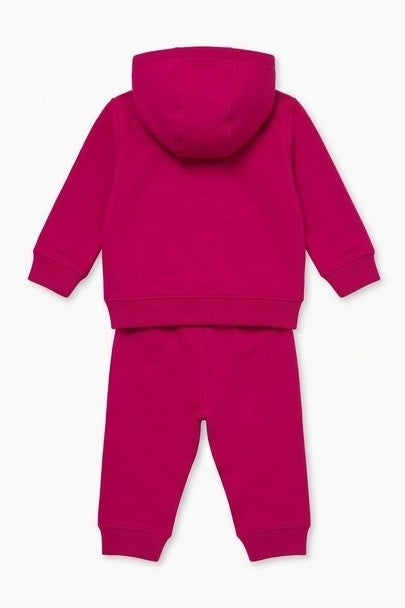 AM Kids - Tuta con zip e cappuccio felpata K-WAY