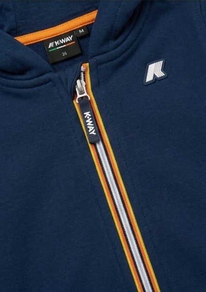 AM Kids - Tuta con zip e cappuccio felpata K-WAY