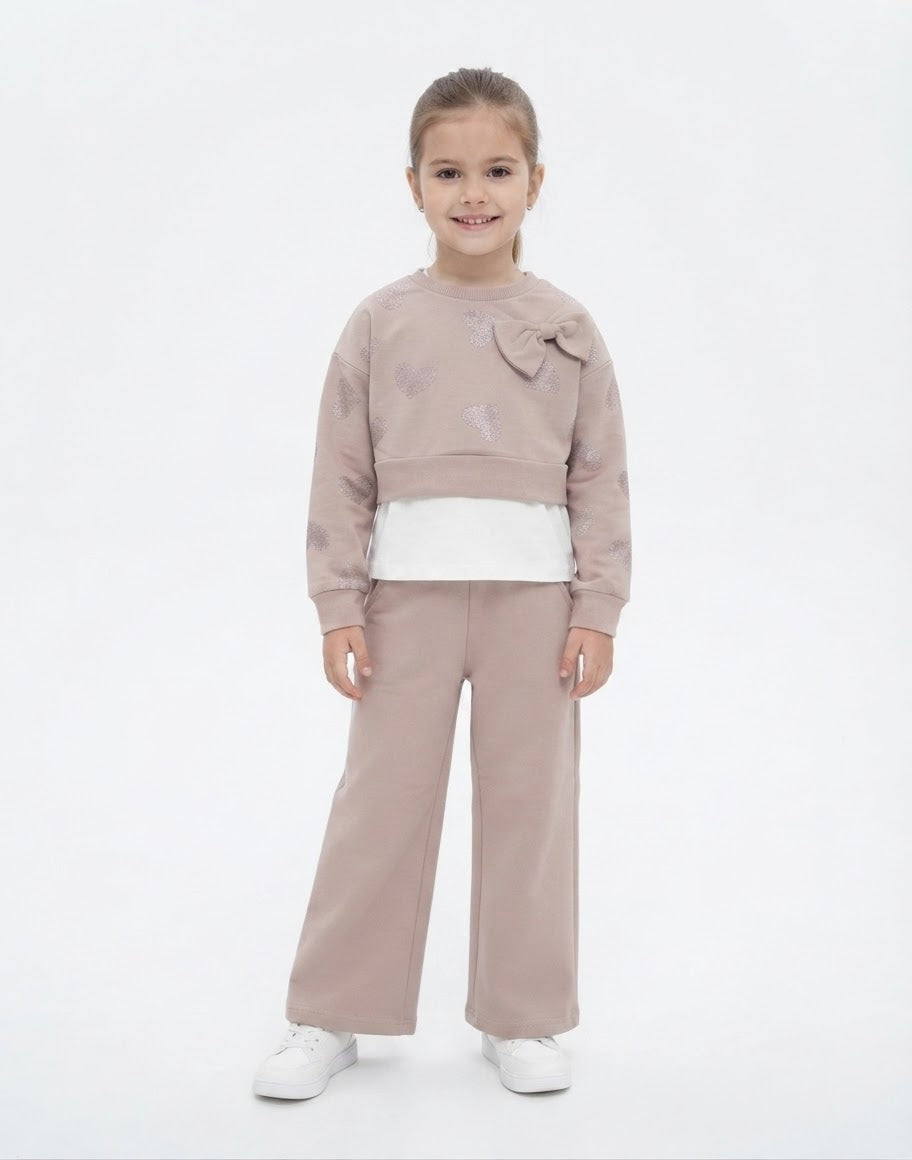 AM Kids - Tuta girocollo felpata