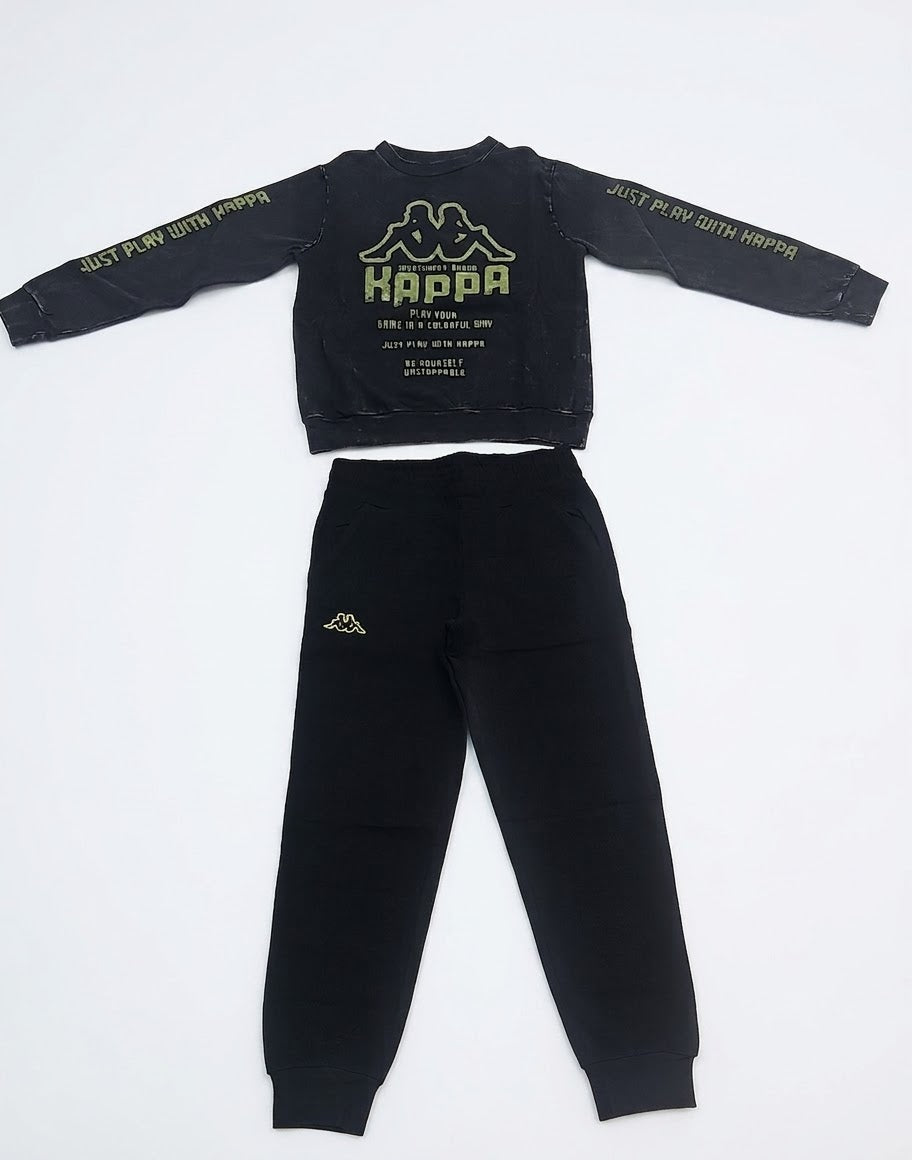 AM Kids - Tuta girocollo garzata kappa