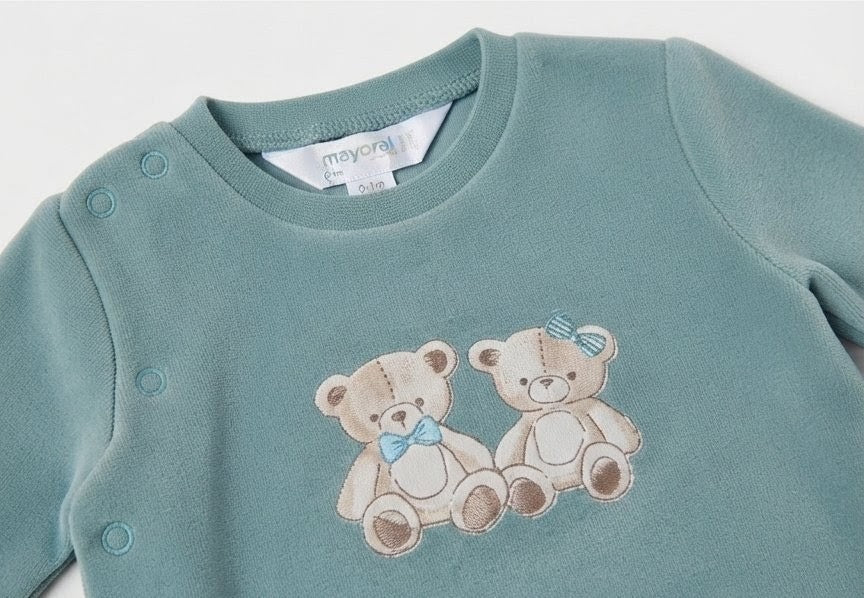 AM Kids - Tutina in caldo cotone con orsetti