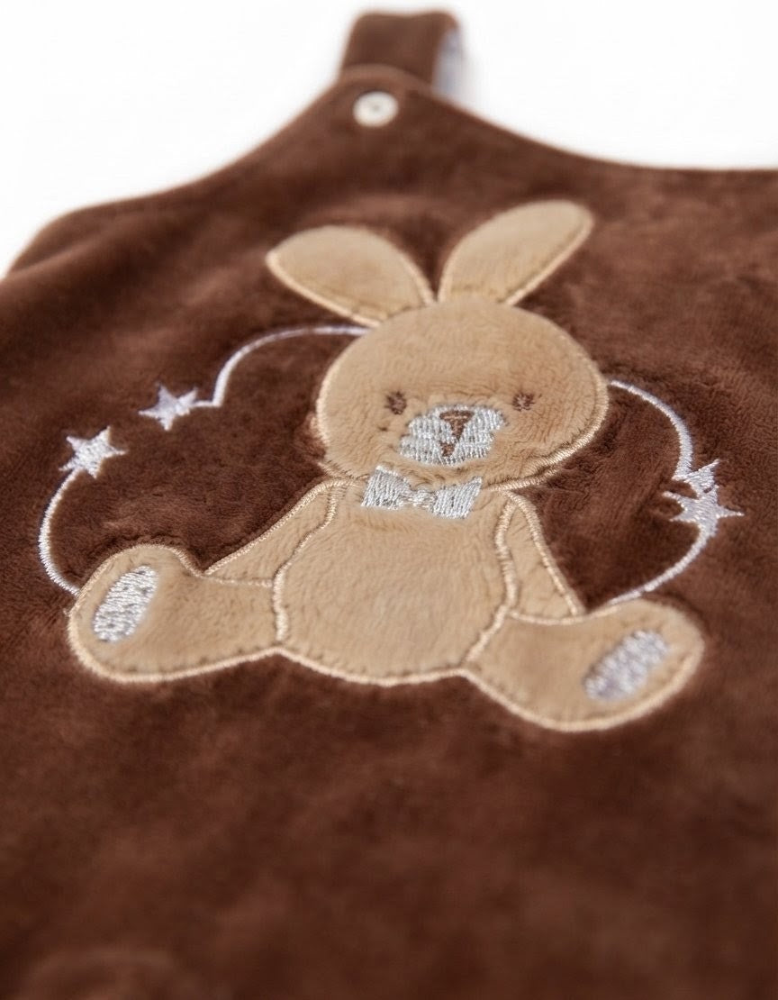 AM Kids - Tutina in ciniglia a salopette