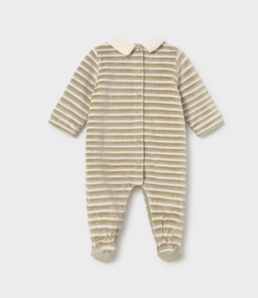AM Kids - Tutina in ciniglia con colletto