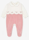 AM Kids - Tutina in ciniglia con fiorellini