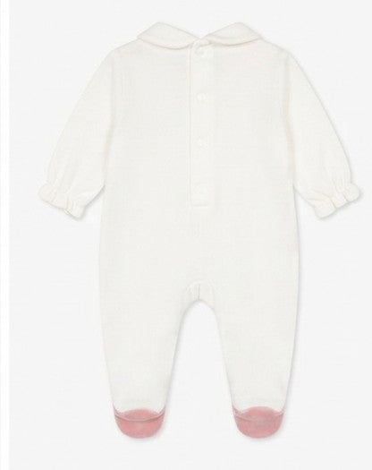 AM Kids - Tutina in ciniglia con fiorellini