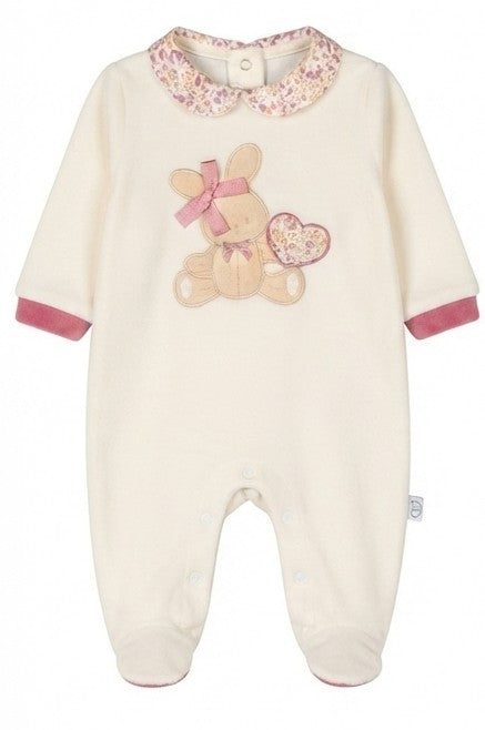 AM Kids - Tutina in ciniglia con orsetto