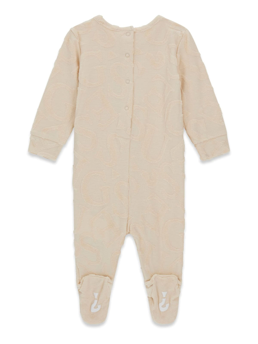 AM Kids - Tutina lunga in caldo cotone con scritta guess