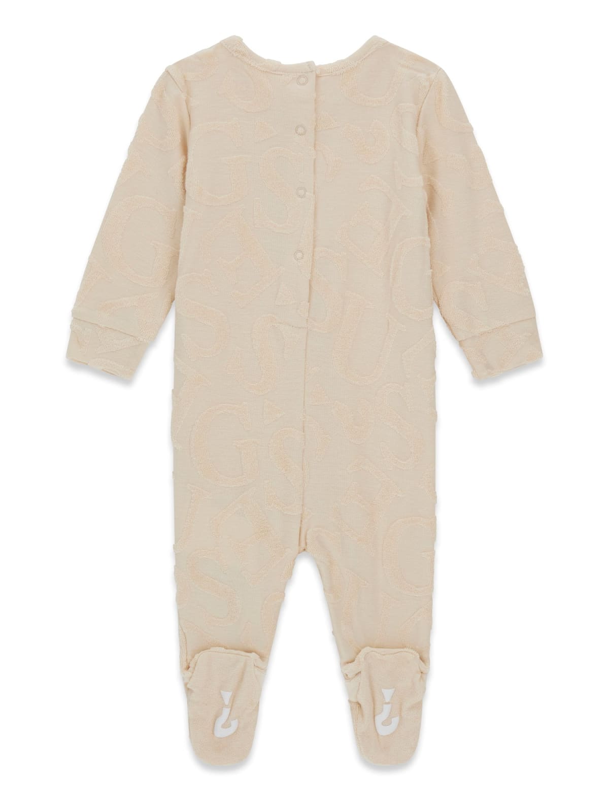AM Kids - Tutina lunga in caldo cotone con scritta guess