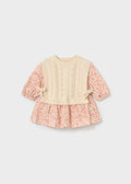 AM Kids - Vestitino a fiori con gilet mayoral