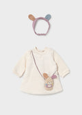 AM Kids - Vestitino con borsetta e fascia Mayoral