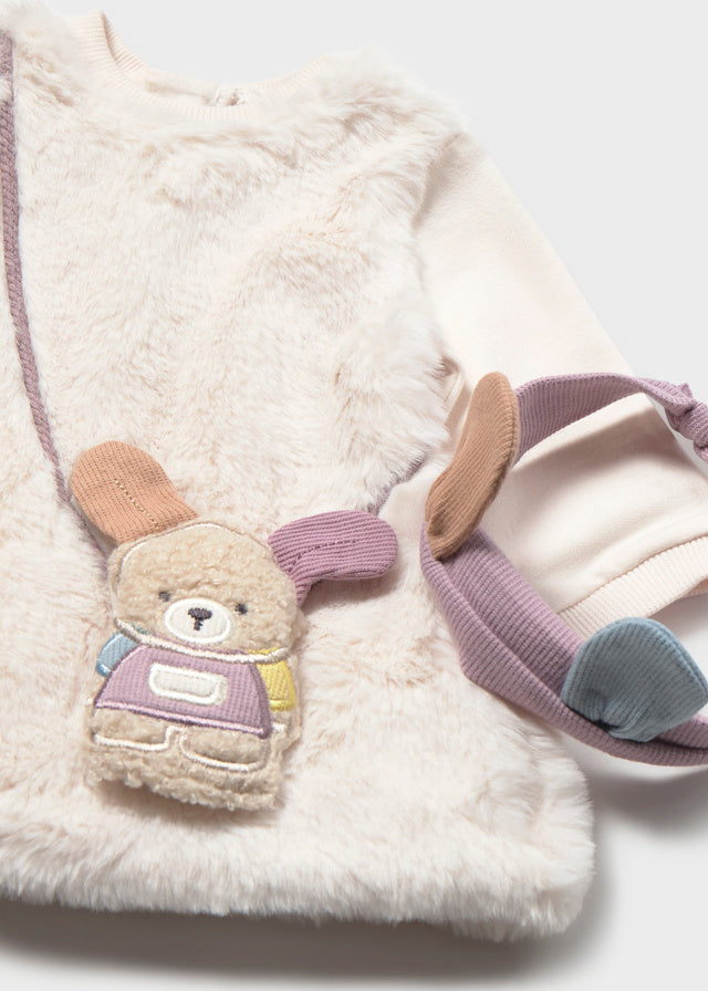 AM Kids - Vestitino con borsetta e fascia Mayoral