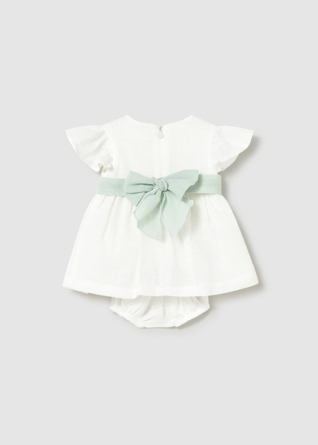 AM Kids - Vestitino con fascia e fiore