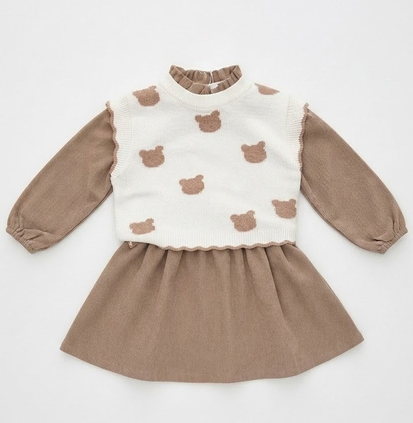 AM Kids - Vestitino con gilet