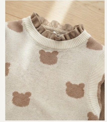 AM Kids - Vestitino con gilet
