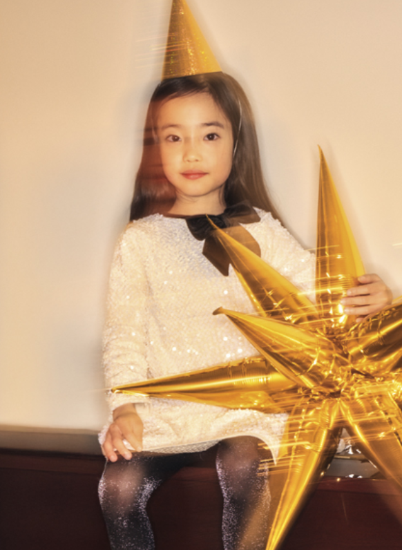 AM Kids - Vestitino con lustrini