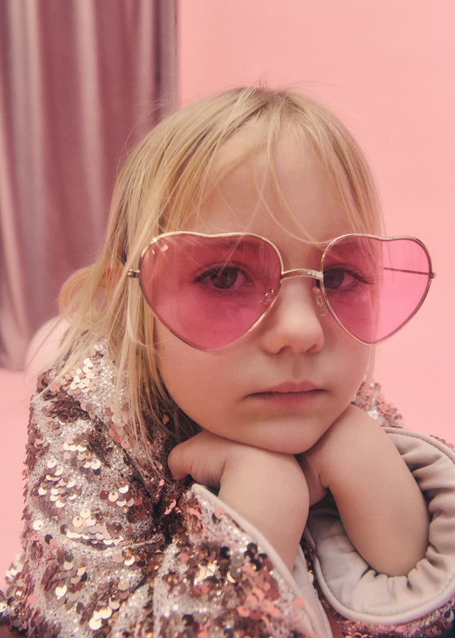 AM Kids - Vestitino con lustrini e rombi