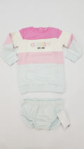 AM Kids - Vestitino con mutandina con scritta guess in rilievo