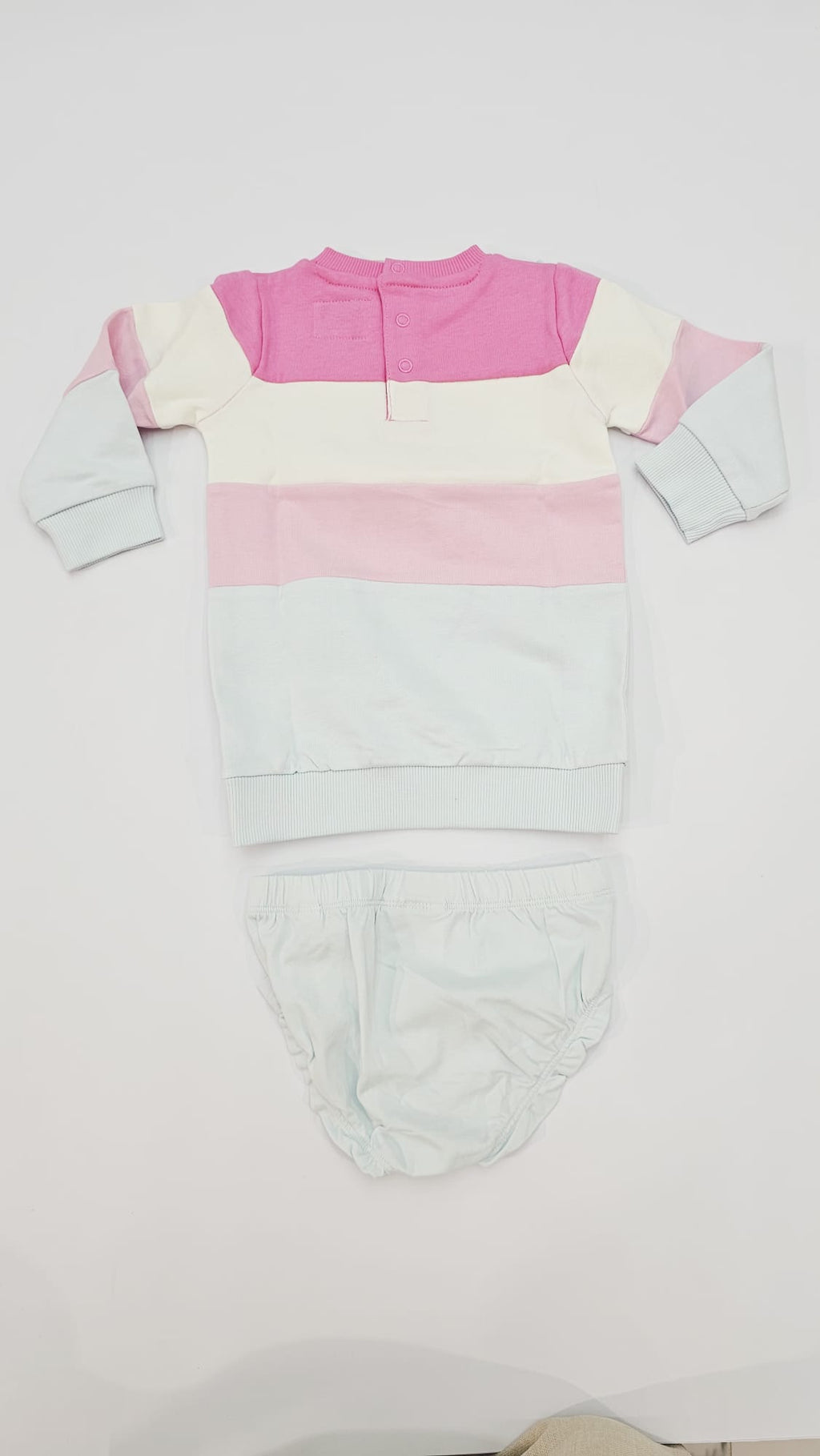 AM Kids - Vestitino con mutandina con scritta guess in rilievo