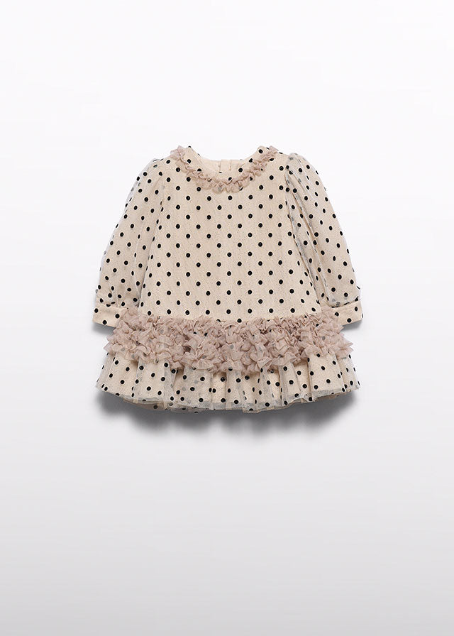 AM Kids - Vestitino in tulle a pois