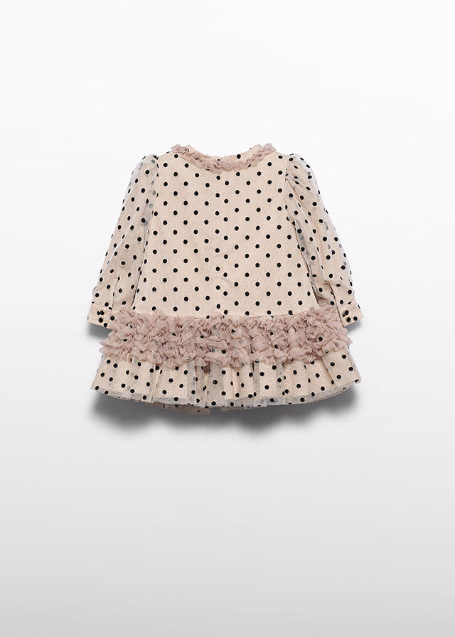 AM Kids - Vestitino in tulle a pois
